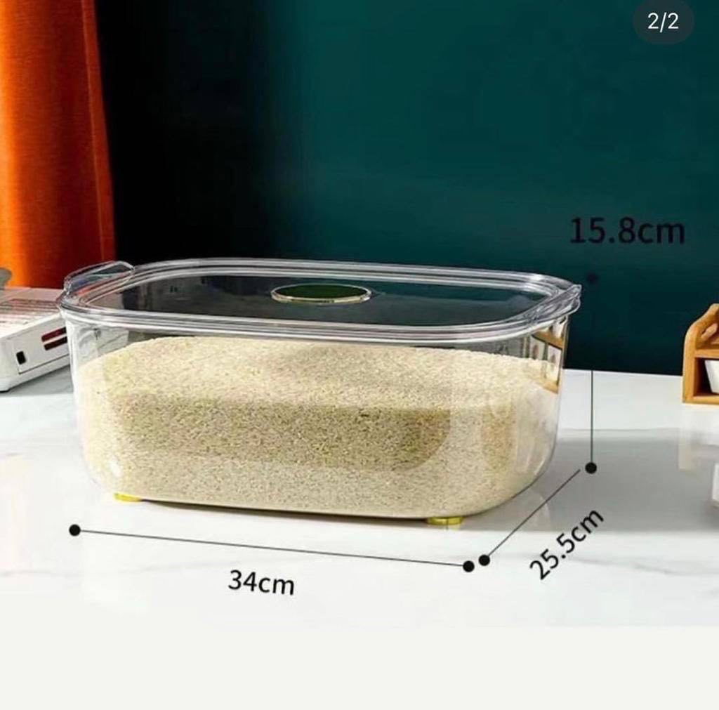 10l acrylic dry grain storage container